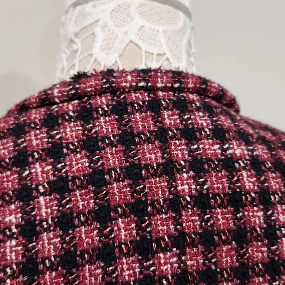 Hugo Boss Red and Black Tailored Blazer - Picture 8 of 15